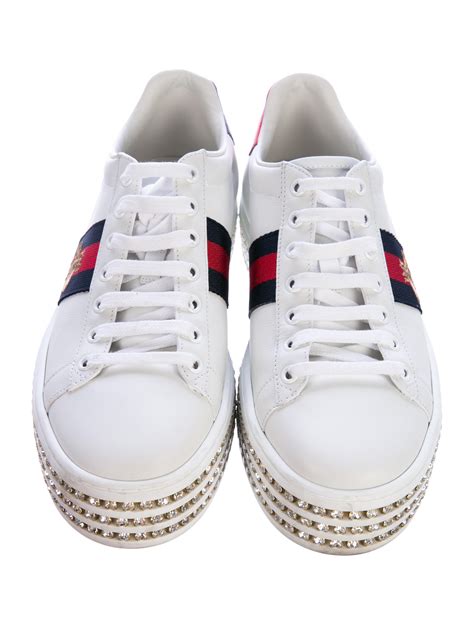 black gucci ace sneakers replica|gucci ace embellished leather sneakers.